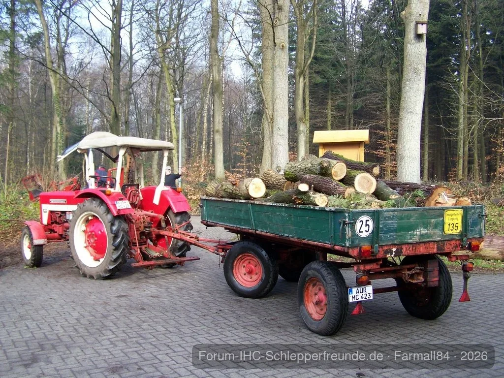 Holz holen bei der Försterei