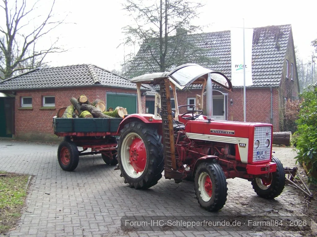 Holz holen bei der Försterei