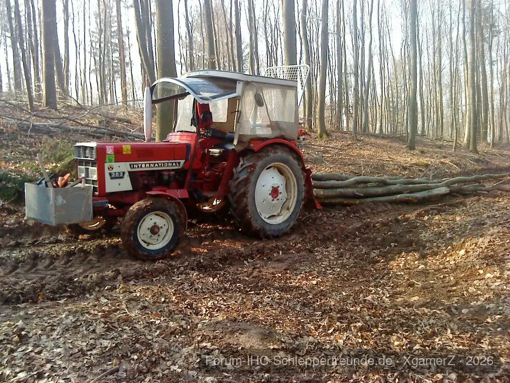 Holz rücken