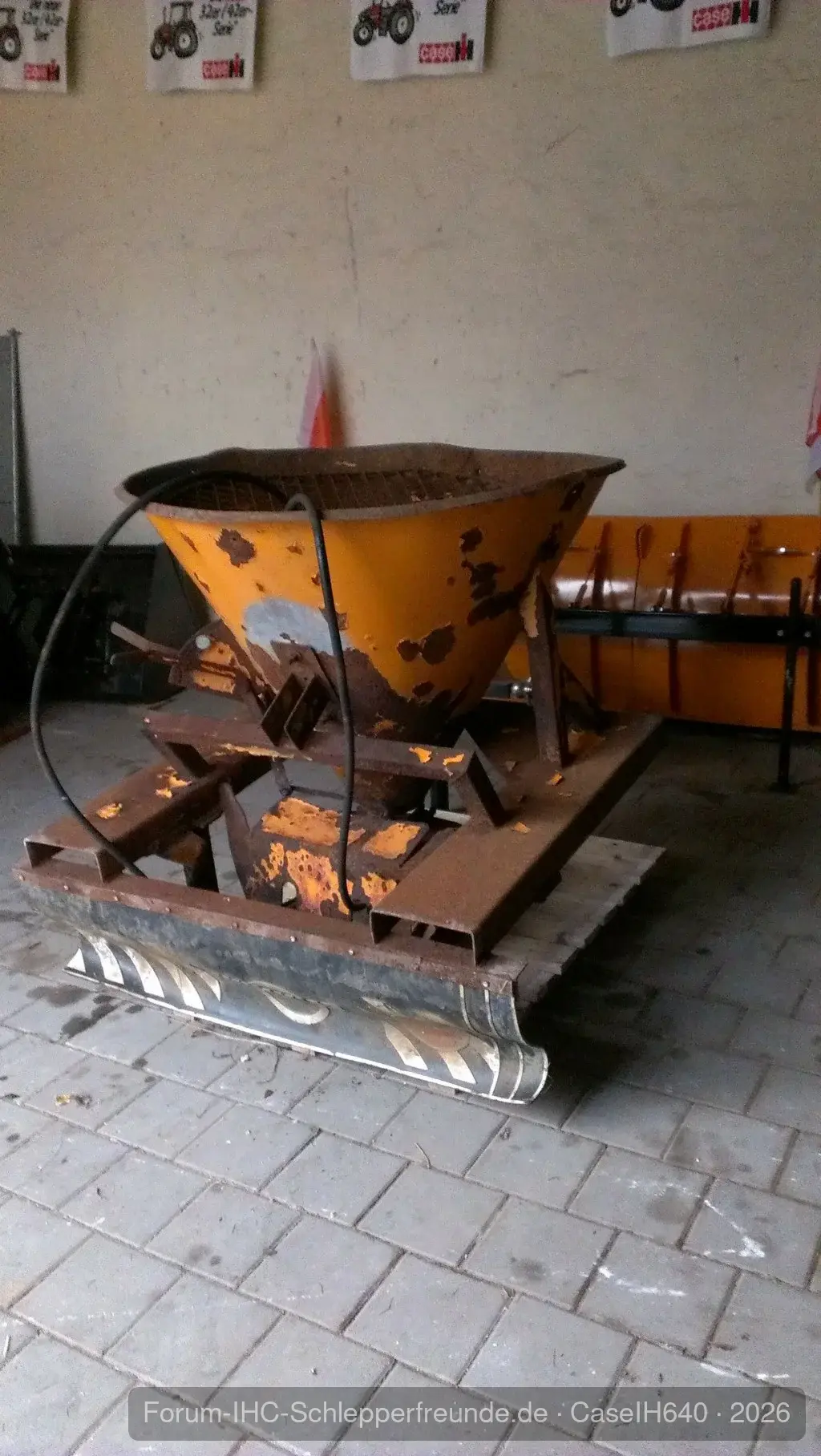 Hydraulischer Streuer