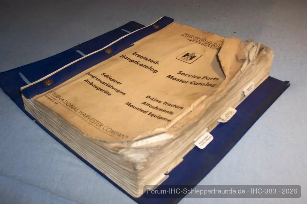IH Ersatzteillitse D-Serie