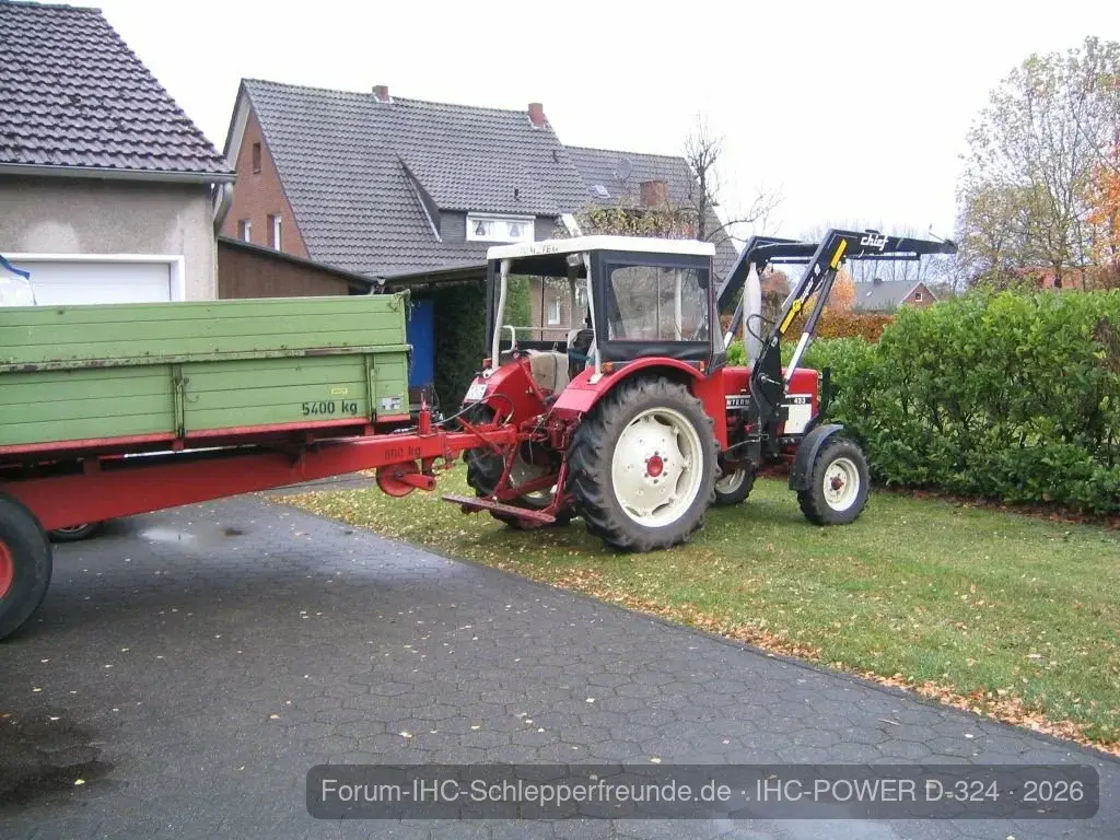 IHC 433 mit Diedam-Kipper