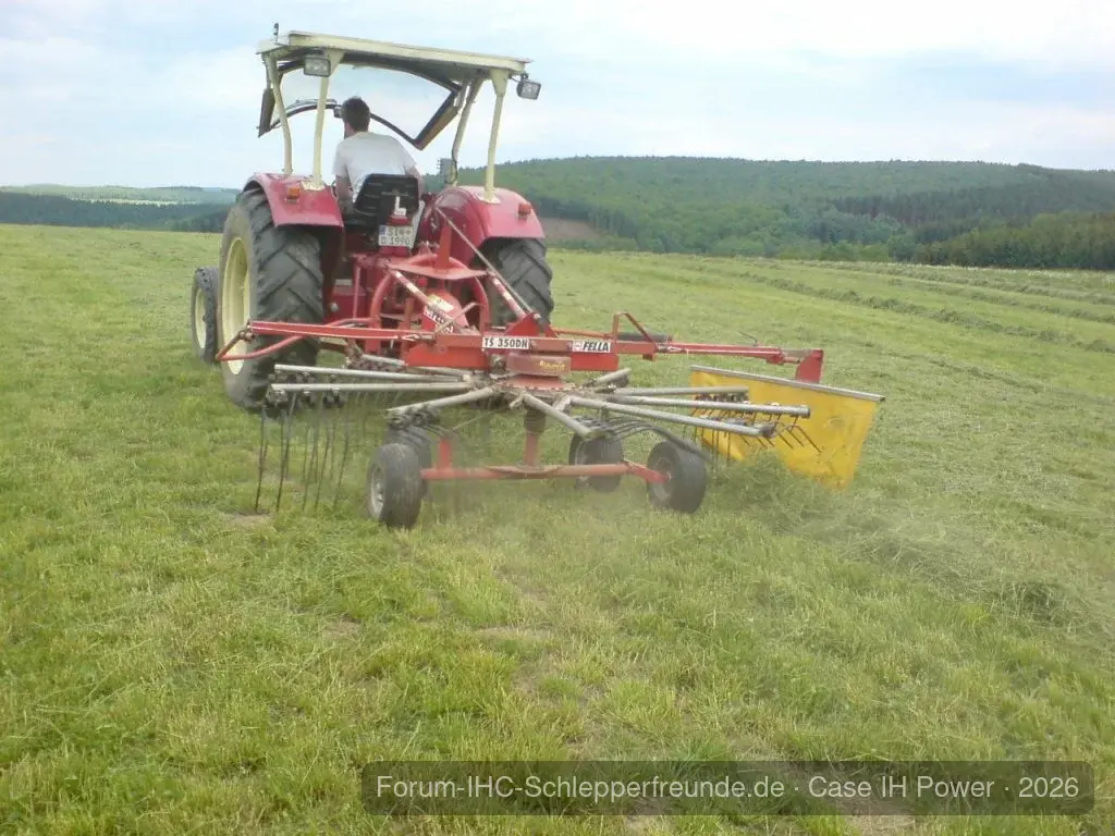 Ihc 654 mit 3.50 m Fellaschwad