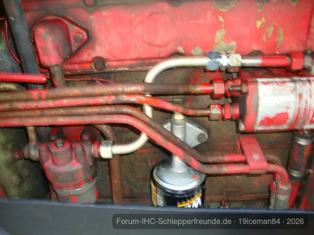 IHC 744 Fronthydraulik