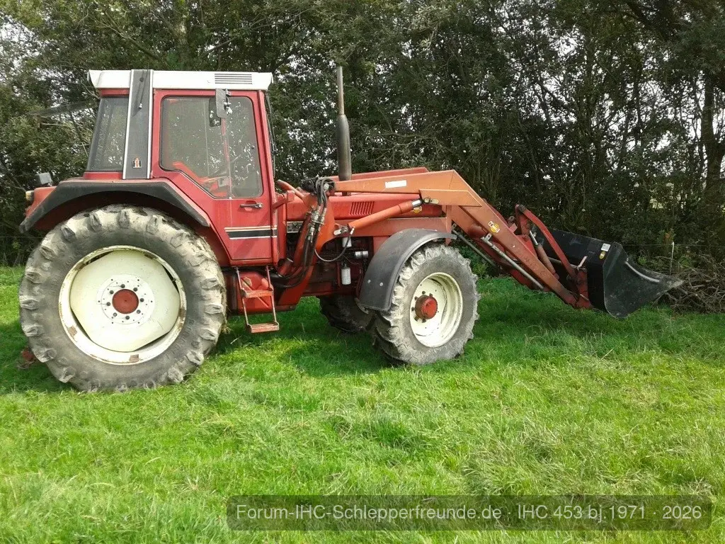 IHC 955 XL und Baas Fronlader