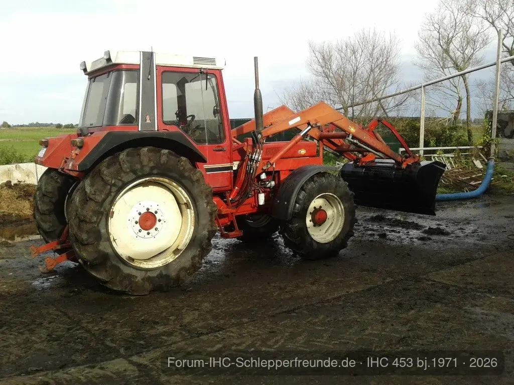 IHC 955 xl und baas Frontlader