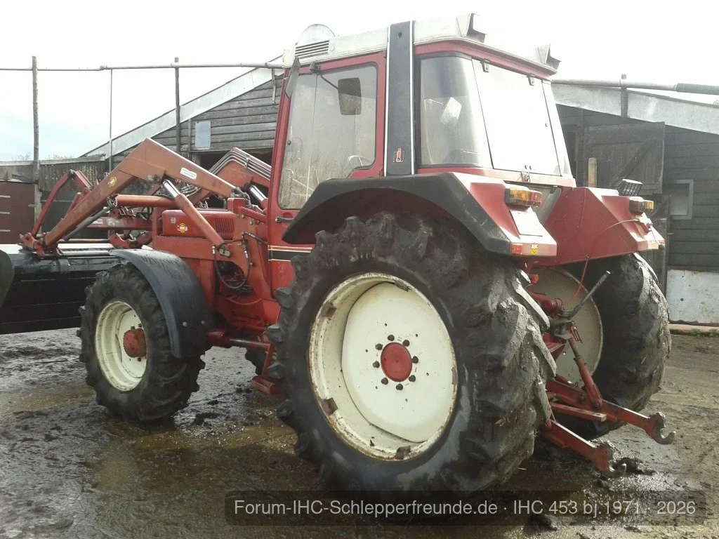 IHC 955 xl und baas Frontlader