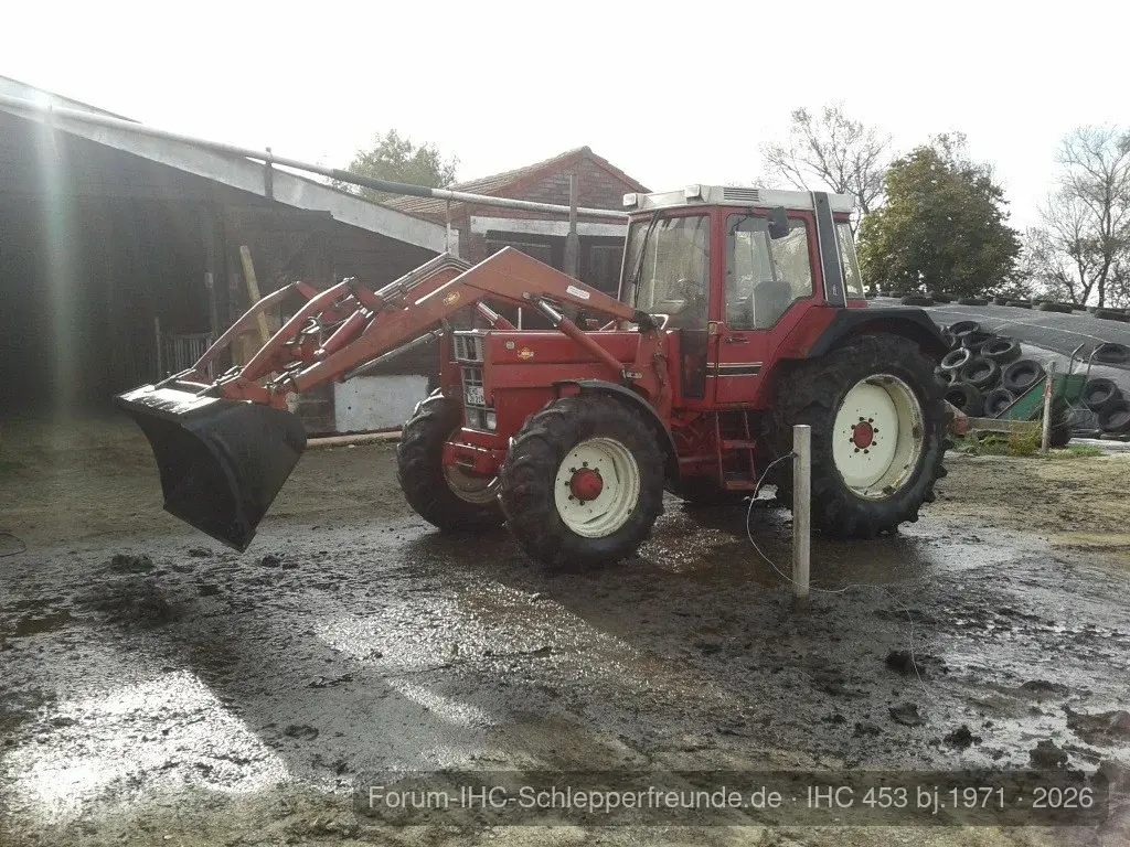 IHC 955 xl und baas Frontlader