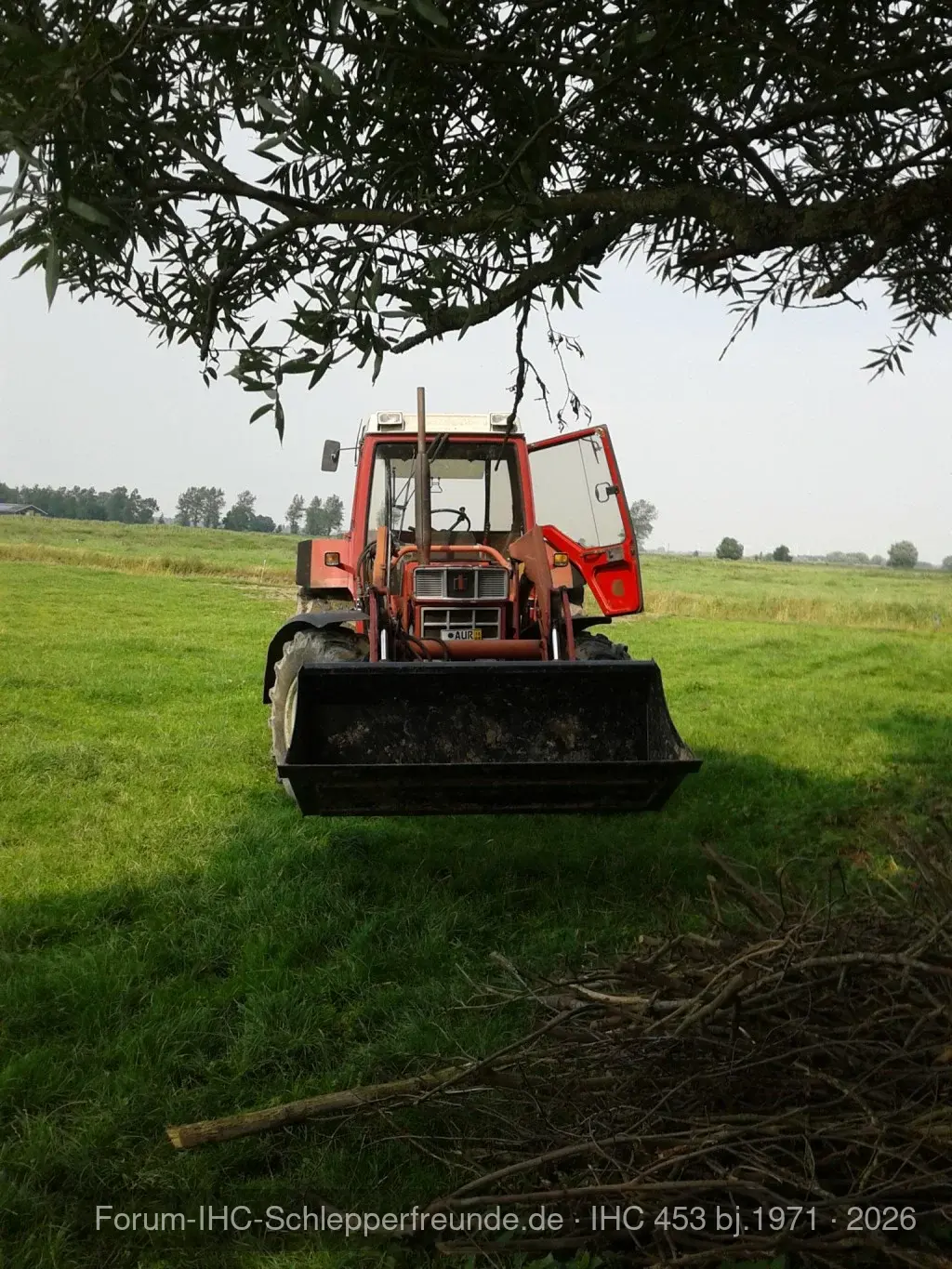 IHC 955 XL und Baas Frontlader