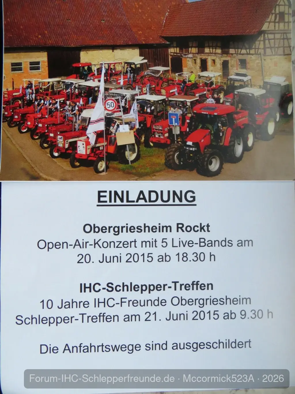 IHC Treffen 21.06.2015