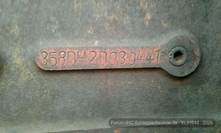 International D-358 Motor.