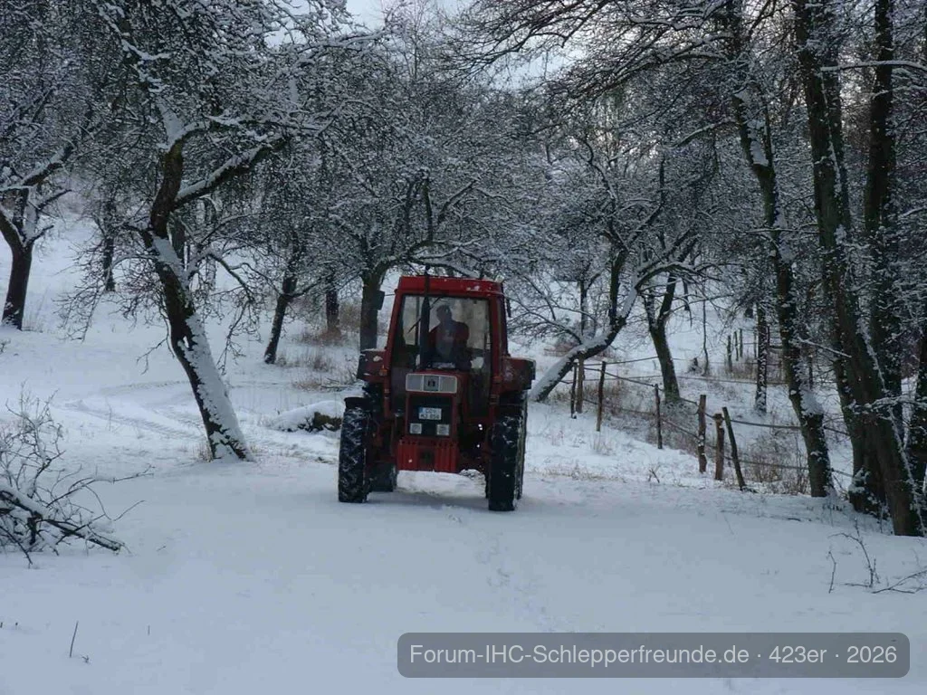 Mein 856 im Schnee