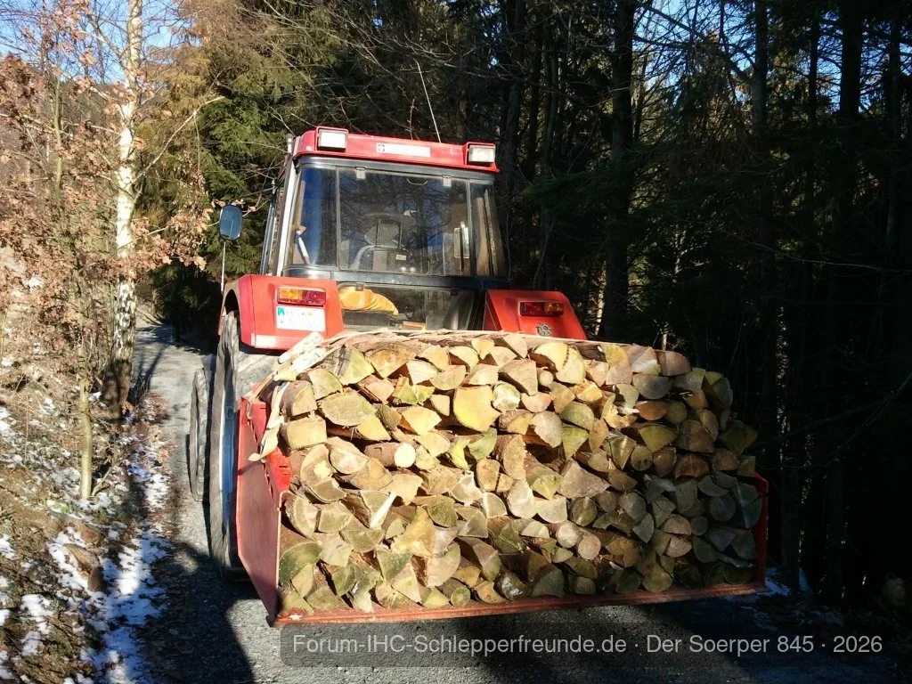 Ne Fuhre Brennholz geholt