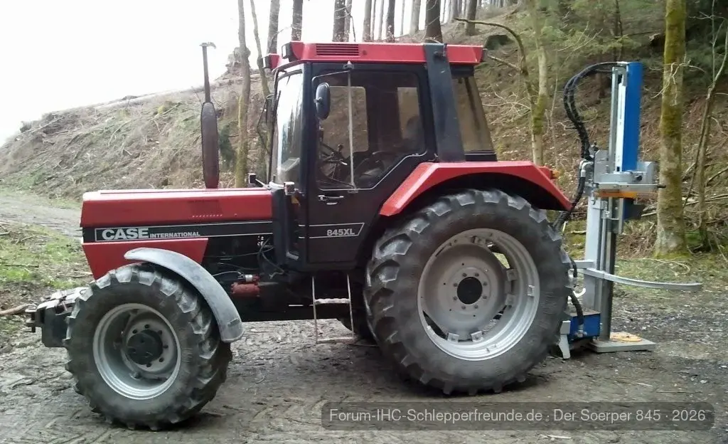 Nochmal den Spalter angehängt