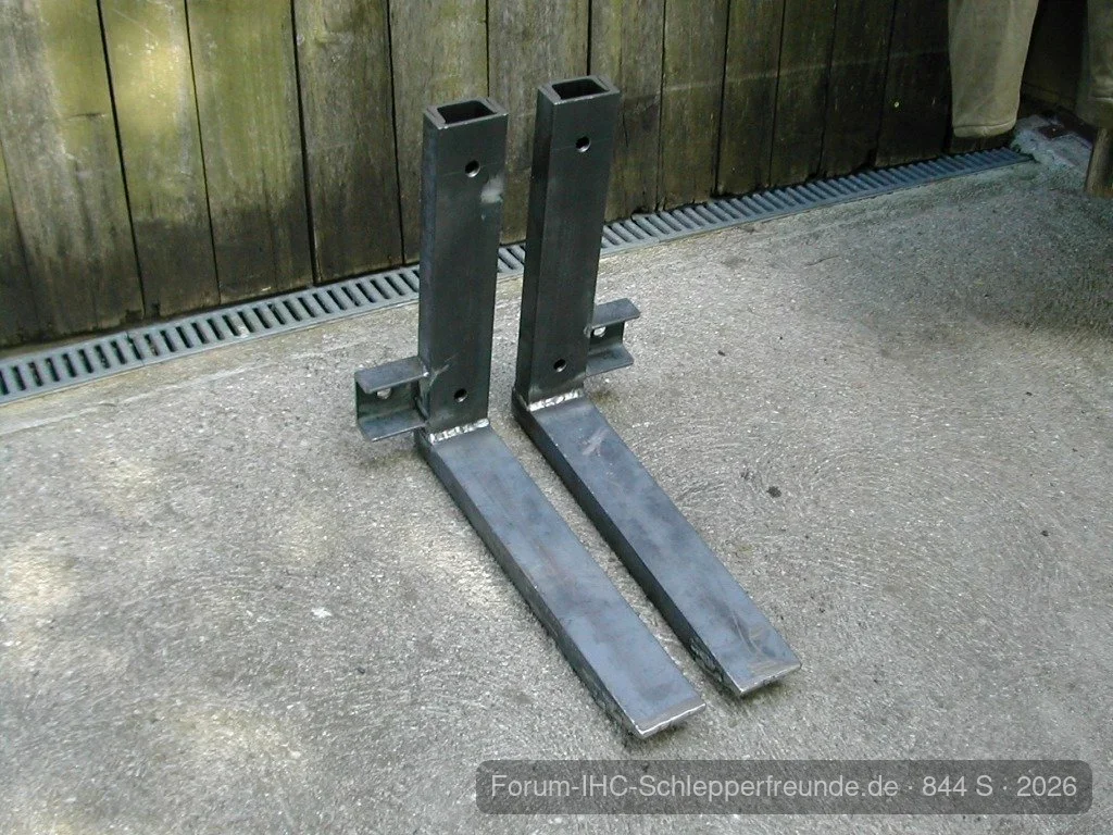 Paletten und Holzgabel