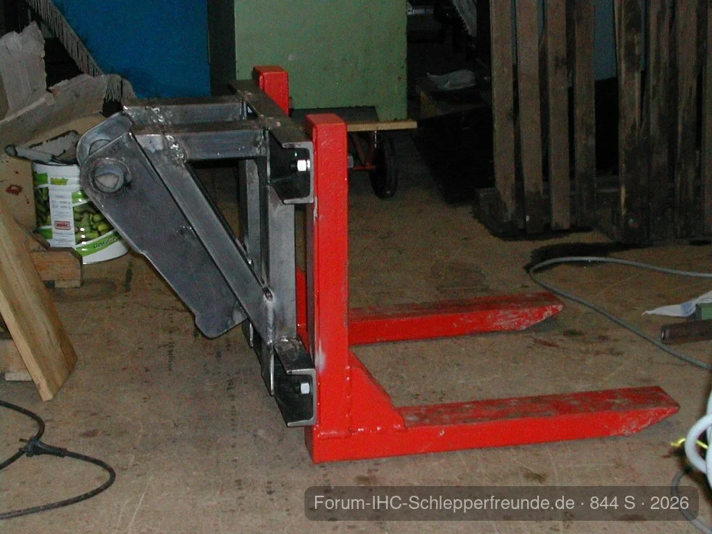 Paletten und Holzgabel