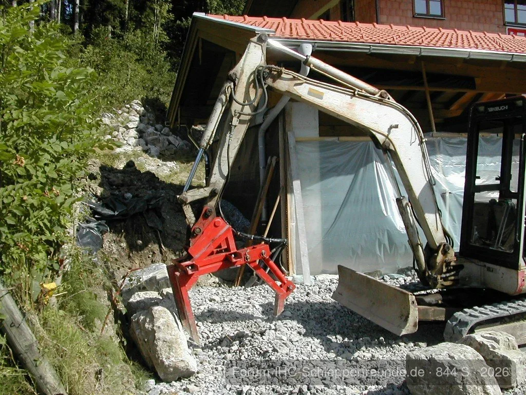 Paletten und Holzgabel
