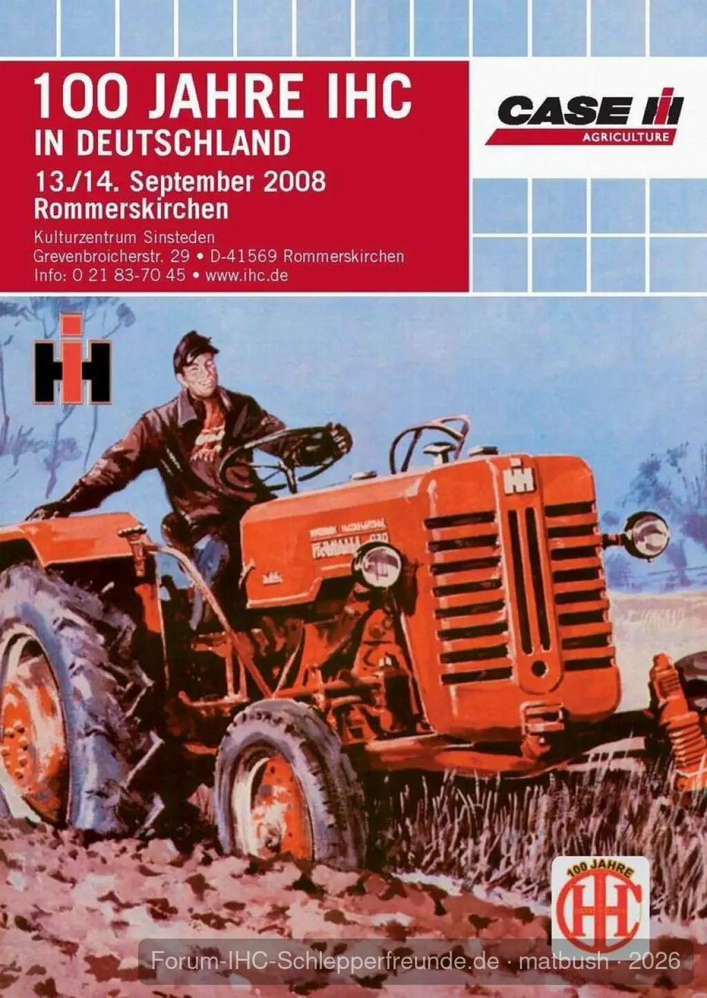 Plakat 100 Jahre IHC