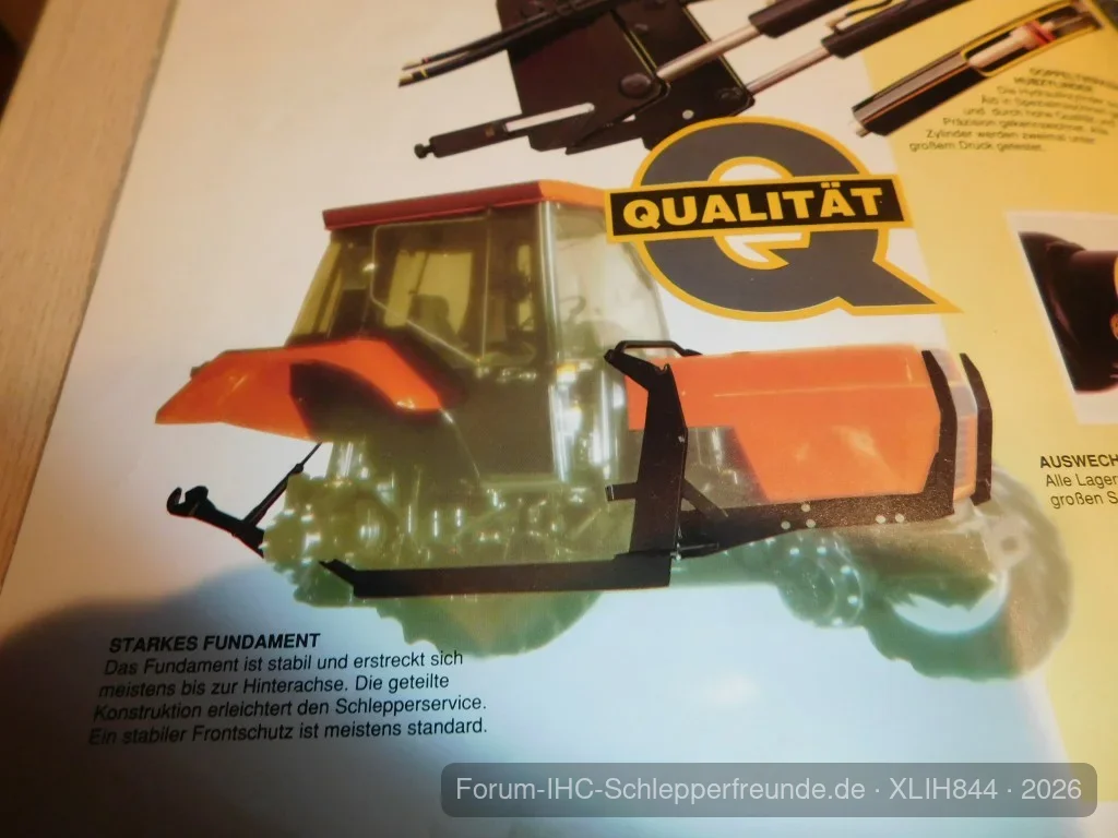 Quicke Frontlader Prospekt.