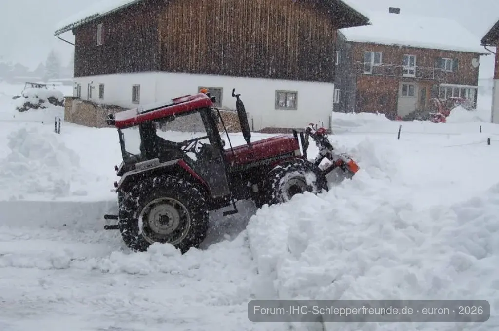 Schneeschieben