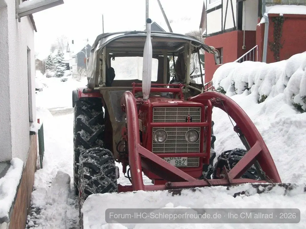 Schneeschieben