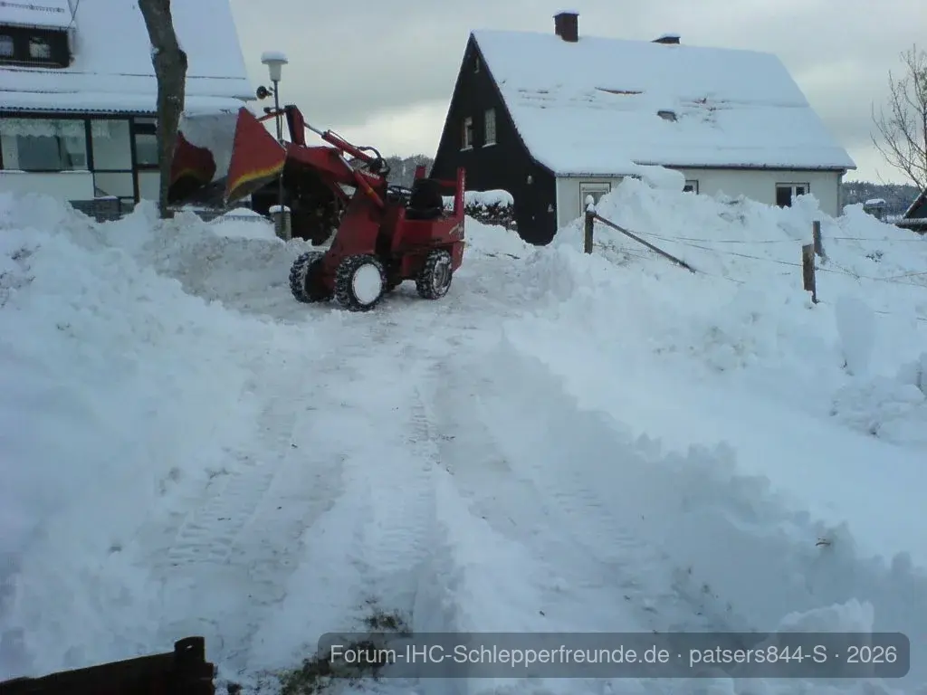 Schneeschieben