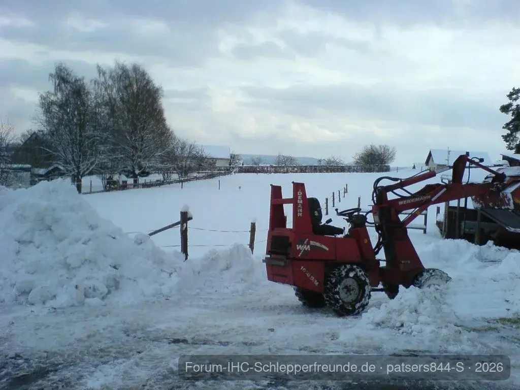 Schneeschieben
