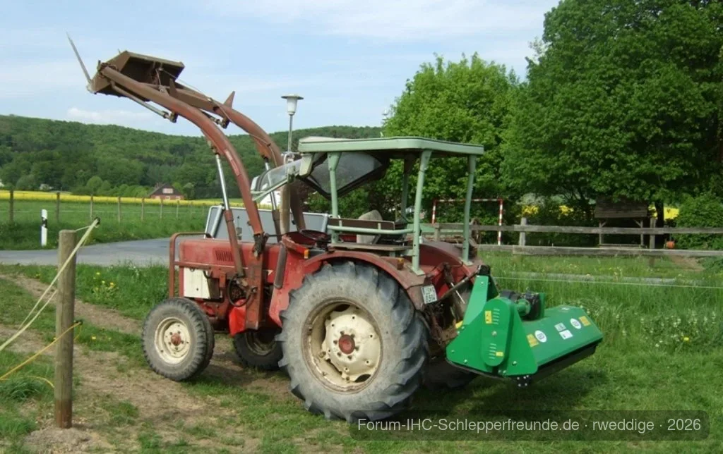 Testfahrt mit dem neuen Mulche