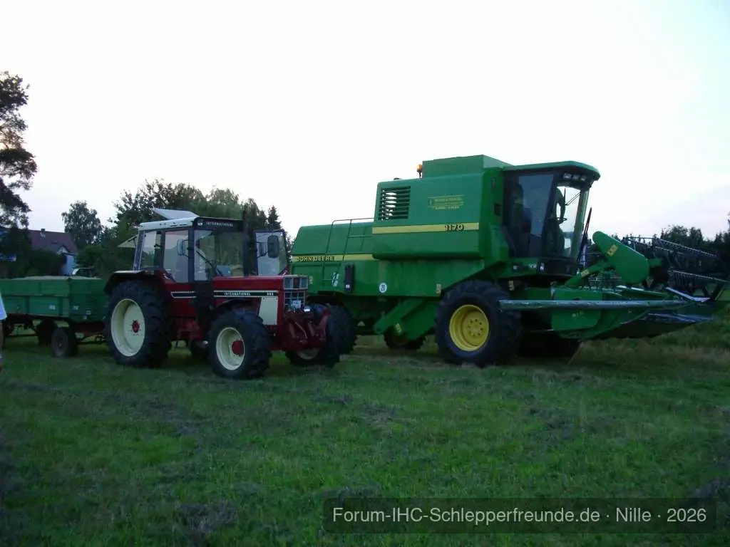 Unser 955 bei Getreidefahren